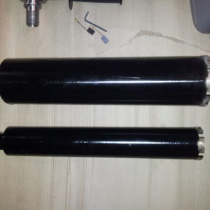 Core Drill bits 125mm and 50mm